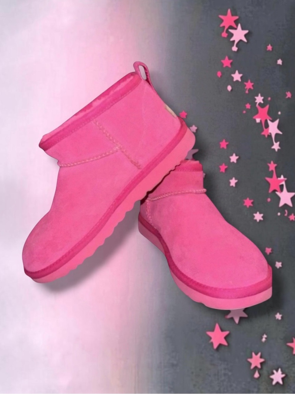 💕UGG Classic Ultra Mini Boot • 3.5" Shaft • Taffy Pink • 38 EU / 7 US • MINT! - Picture 1 of 6
